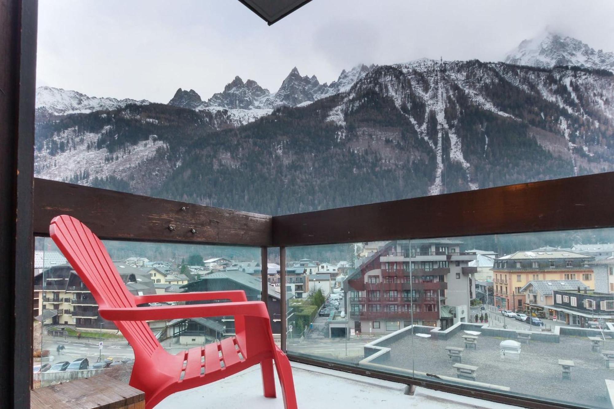 L'Aiguille - Center Of Chamonix - View Mont-Blanc Daire Dış mekan fotoğraf